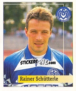 Cromo Rainer Schüttler - German Football Bundesliga 1994-1995. Final phase - Panini