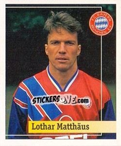Sticker Lothar Matthäus - German Football Bundesliga 1994-1995. Final phase n. 2 - Panini