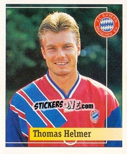 Cromo Thomas Helmer - German Football Bundesliga 1994-1995. Final phase - Panini