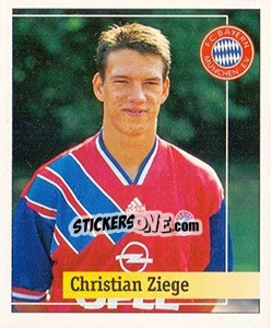 Cromo Christian Ziege - German Football Bundesliga 1994-1995. Final phase - Panini