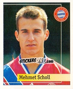 Cromo Mehmet Scholl - German Football Bundesliga 1994-1995. Final phase - Panini