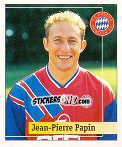Sticker Jean-Pierre Papin - German Football Bundesliga 1994-1995. Final phase n. 12 - Panini
