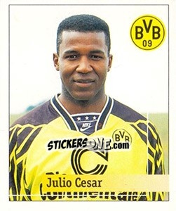 Sticker Julio Cesar - German Football Bundesliga 1994-1995. Final phase n. 14 - Panini