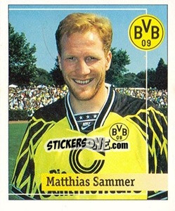 Cromo Matthias Sammer - German Football Bundesliga 1994-1995. Final phase - Panini