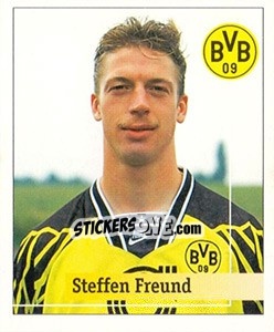 Cromo Steffen Freund - German Football Bundesliga 1994-1995. Final phase - Panini