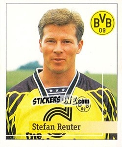 Sticker Stefan Reuter - German Football Bundesliga 1994-1995. Final phase n. 18 - Panini