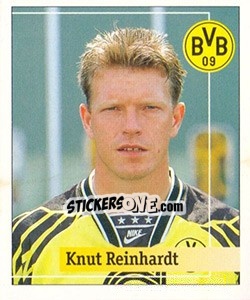Sticker Knut Reinhardt - German Football Bundesliga 1994-1995. Final phase n. 19 - Panini