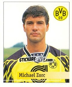 Sticker Michael Zorc - German Football Bundesliga 1994-1995. Final phase n. 20 - Panini