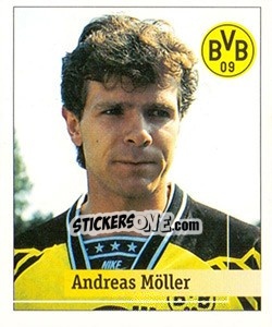 Sticker Andreas Möller - German Football Bundesliga 1994-1995. Final phase n. 21 - Panini