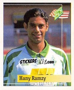 Sticker Hany Ramzy - German Football Bundesliga 1994-1995. Final phase - Panini