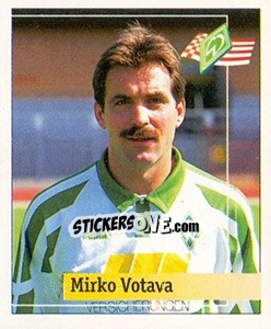 Sticker Mirko Votava - German Football Bundesliga 1994-1995. Final phase n. 29 - Panini