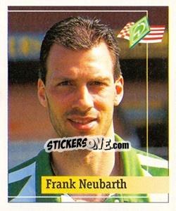 Cromo Frank Neubarth - German Football Bundesliga 1994-1995. Final phase - Panini