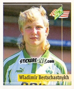Cromo Wladimir Bestschastnykh - German Football Bundesliga 1994-1995. Final phase n. 34 - Panini