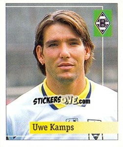 Figurina Uwe Kamps - German Football Bundesliga 1994-1995. Final phase - Panini