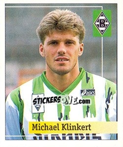 Sticker Michael Klinkert - German Football Bundesliga 1994-1995. Final phase n. 39 - Panini