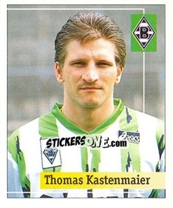 Sticker Thomas Kastenmaier - German Football Bundesliga 1994-1995. Final phase n. 40 - Panini