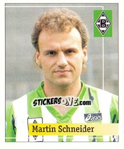 Cromo Martin Schneider - German Football Bundesliga 1994-1995. Final phase - Panini