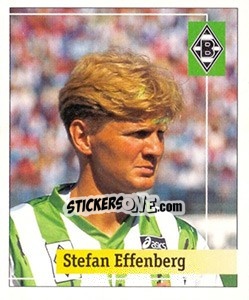 Cromo Stefan Effenberg - German Football Bundesliga 1994-1995. Final phase - Panini