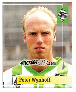 Sticker Peter Wynhoff - German Football Bundesliga 1994-1995. Final phase - Panini