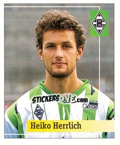 Sticker Heiko Herrlich - German Football Bundesliga 1994-1995. Final phase - Panini