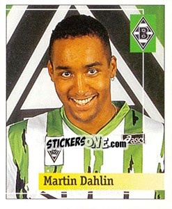 Cromo Martin Dahlin - German Football Bundesliga 1994-1995. Final phase - Panini