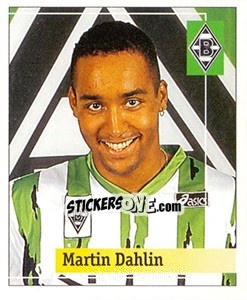 Sticker Martin Dahlin - German Football Bundesliga 1994-1995. Final phase n. 48 - Panini
