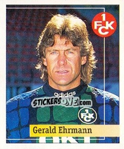 Sticker Gerald Ehrmann - German Football Bundesliga 1994-1995. Final phase n. 49 - Panini