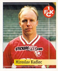 Figurina Miroslav Kadlec - German Football Bundesliga 1994-1995. Final phase - Panini