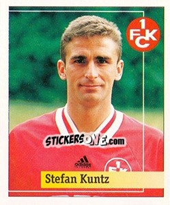 Cromo Stefan Kuntz - German Football Bundesliga 1994-1995. Final phase - Panini