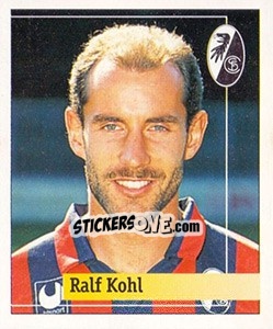 Sticker Ralf Kohl - German Football Bundesliga 1994-1995. Final phase - Panini