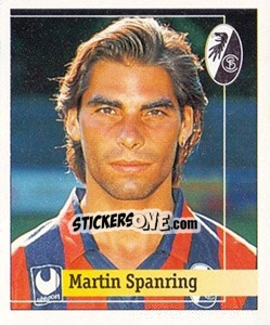 Sticker Martin Spanring - German Football Bundesliga 1994-1995. Final phase - Panini