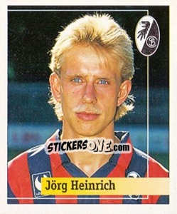Cromo Jörg Heinrich - German Football Bundesliga 1994-1995. Final phase - Panini