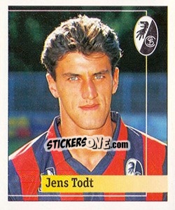 Sticker Jens Todt - German Football Bundesliga 1994-1995. Final phase n. 67 - Panini