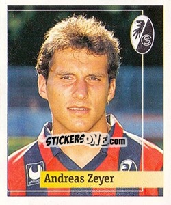 Sticker Andreas Zeyer - German Football Bundesliga 1994-1995. Final phase - Panini