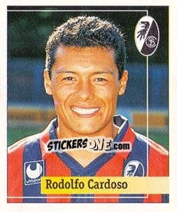 Cromo Rodolfo Cardoso - German Football Bundesliga 1994-1995. Final phase - Panini