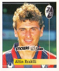 Cromo Altin Rraklli - German Football Bundesliga 1994-1995. Final phase n. 70 - Panini