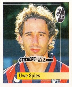 Cromo Uwe Spies - German Football Bundesliga 1994-1995. Final phase - Panini
