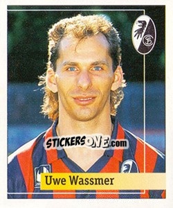 Sticker Uwe Wassmer - German Football Bundesliga 1994-1995. Final phase - Panini