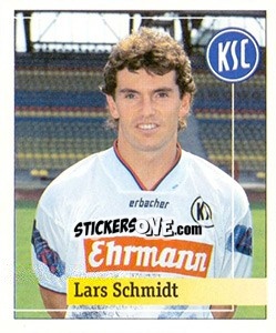Cromo Lars Schmidt - German Football Bundesliga 1994-1995. Final phase - Panini