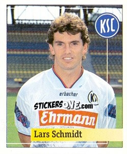Sticker Lars Schmidt - German Football Bundesliga 1994-1995. Final phase n. 77 - Panini