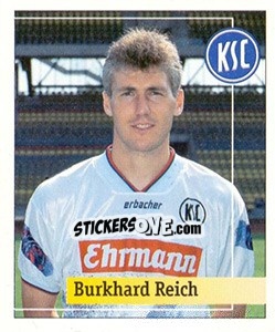 Cromo Burkhard Reich - German Football Bundesliga 1994-1995. Final phase - Panini