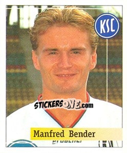 Sticker Manfred Bender - German Football Bundesliga 1994-1995. Final phase n. 81 - Panini