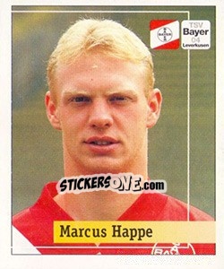 Sticker Marcus Happe - German Football Bundesliga 1994-1995. Final phase - Panini