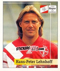 Sticker Hans-Peter Lehnhoff - German Football Bundesliga 1994-1995. Final phase - Panini