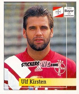 Sticker Ulf Kirsten - German Football Bundesliga 1994-1995. Final phase n. 95 - Panini