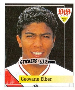 Sticker Giovane Elber - German Football Bundesliga 1994-1995. Final phase n. 106 - Panini