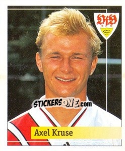 Sticker Axel Kruse - German Football Bundesliga 1994-1995. Final phase n. 108 - Panini