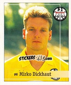 Cromo Mirko Dickhaut - German Football Bundesliga 1994-1995. Final phase - Panini