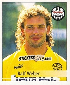 Sticker Ralf Weber - German Football Bundesliga 1994-1995. Final phase - Panini