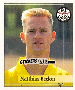 Sticker Matthias Becker - German Football Bundesliga 1994-1995. Final phase n. 119 - Panini